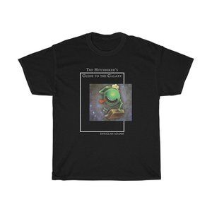 The Hitchhiker's Guide To The Galaxy Book Art Tee